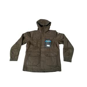 NEW Kuhl Kollusion Fleece Lined Turkish Coffee Brown Hooded Full ZIp Jacket NWT